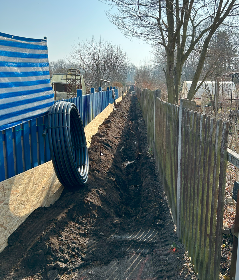 RekoWasser Libellenweg Garten 441, 448 bis 454 Verlegung neue Wasserleitung