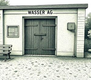 Abstellung Wasser